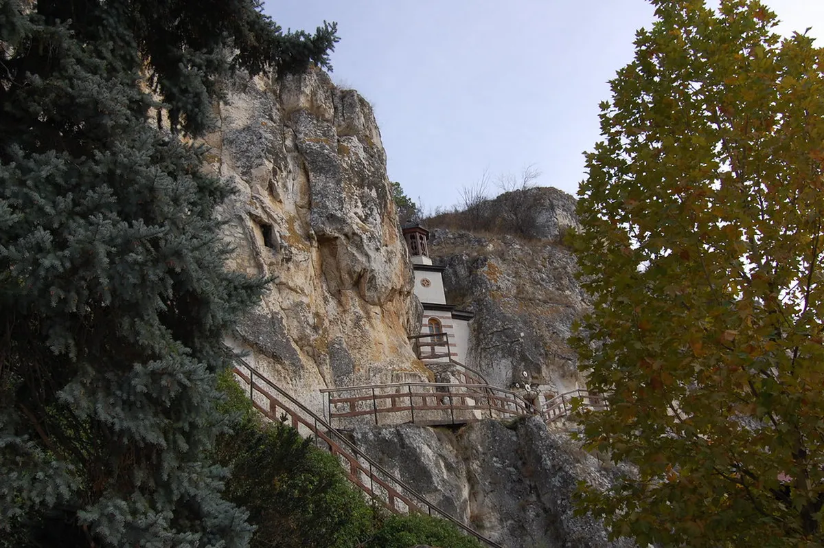 Amazing Basarbovo Monastery Cliff Views Near Ruse